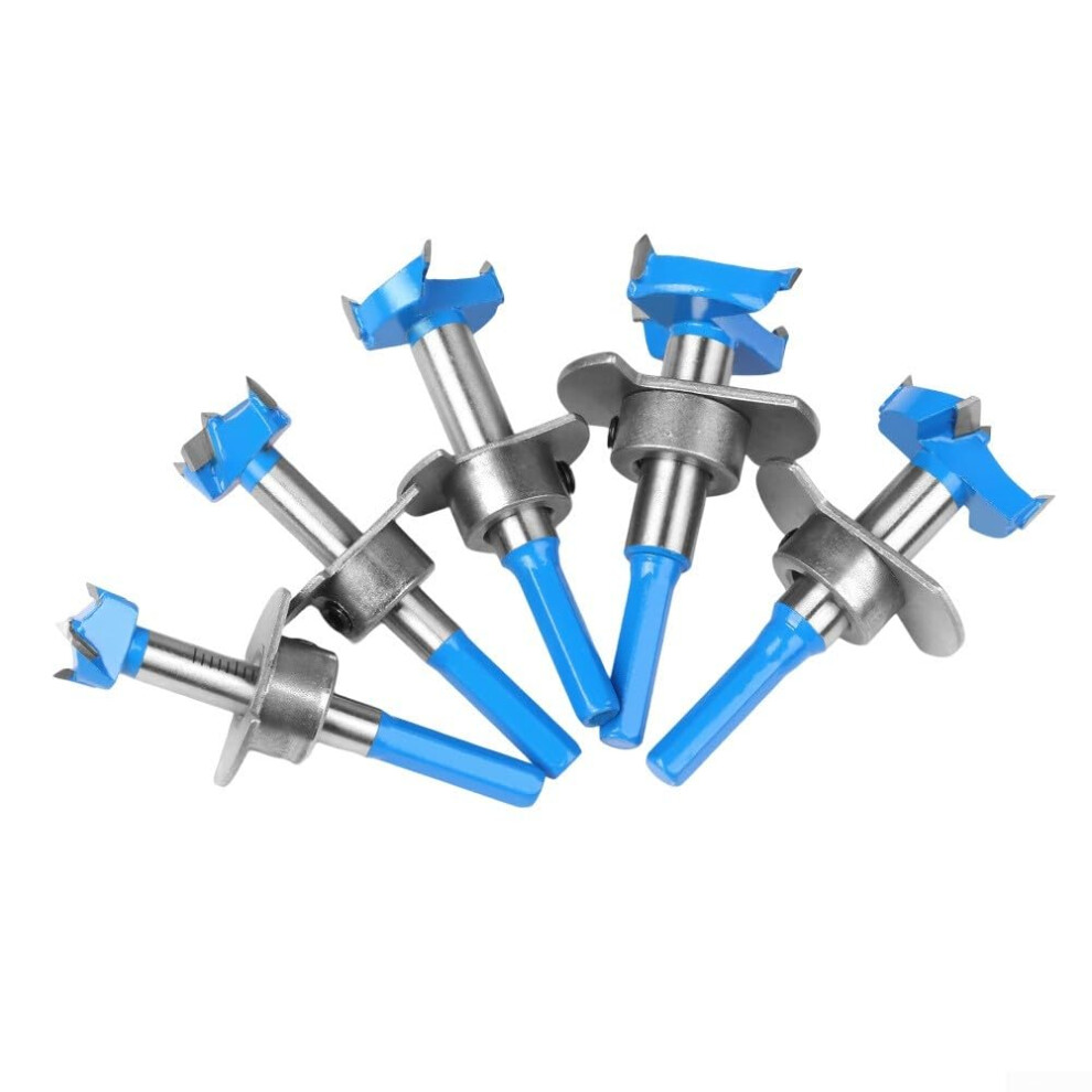 Carbide Hinge Boring Bit Set With Adjustable Depth Control For Woodworking Drilling On Laminate And Veneered Plywoods 9105992334032