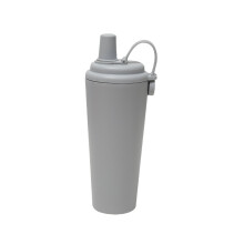Large Capacity 710ML Nonrust Steel Water Bottle-Light Grey
