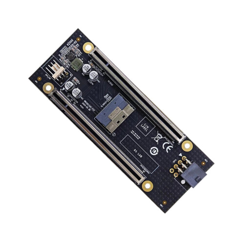 Split 8/X16 Slot Into Two PCIe .0 Channels For Storage Array
