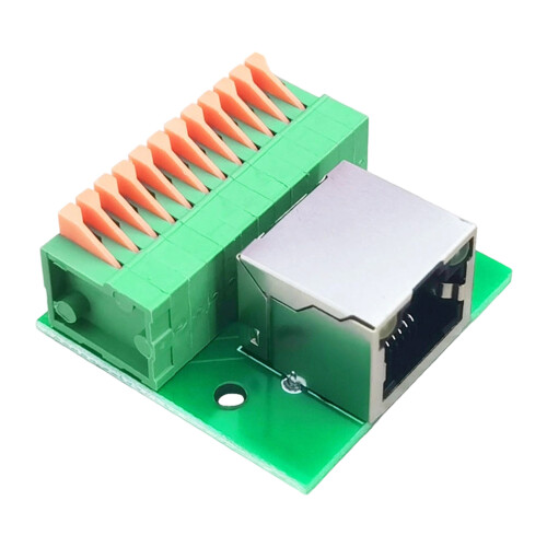 Toolless RJ45 Networkings Jacks DIN Rail Mount Terminals-1pc 1