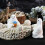 Halloween Decorations Ghostly Statues Figurines Resins Reading 7
