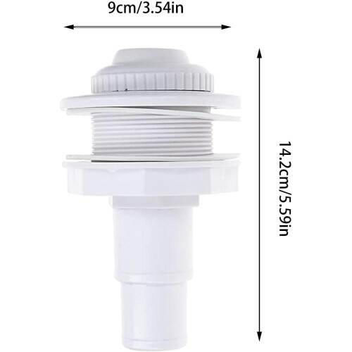 Pool  Nozzle Complete  Outlet Fitting For Ground Pool Eyeball Fitting Standard Thread  Inlet AC 2