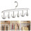 Student Friendly Rotating Clothes Hook Space Saving-2 packs 5