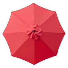 Quick Open Outdoor Umbrella 2Meter Coverage 6 Aluminum Ribs-Red