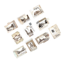 Vintage Scrapbook Sticker-Verzierungen 30 Blätter für Journaling & Alben