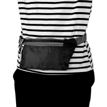 Outdoor-Gürteltasche, groß 26x20x10,5 cm schwarz