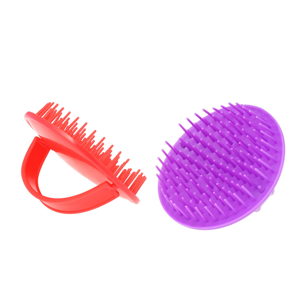 Dandruff Shampoo Brush Comb Hair Scalp Massager Body Shower Tool