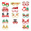 Lunettes de Noël décoratives pour fêtes,-Ensemble 2 5