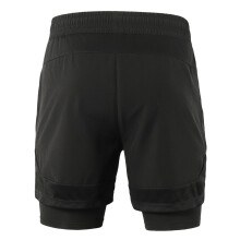 Herren 2-in-1-Laufshorts EU S-XXL Schwarz