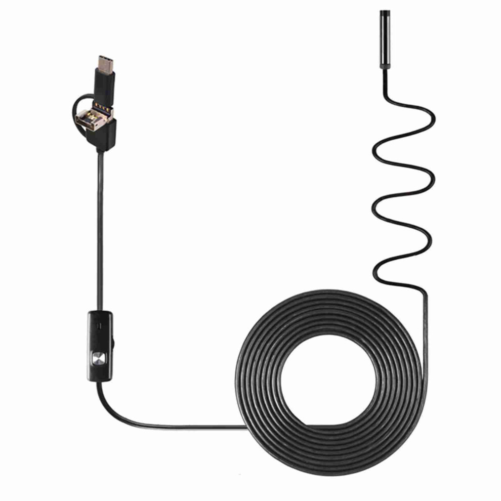 Waterproof 3-In-1 6Led Industrial Endoscope Borescope For Android & Pc Ip67 4641363609026