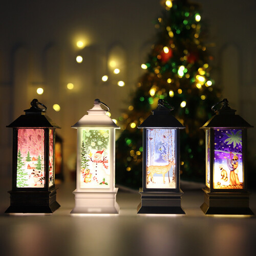 Hanging Lantern for Christmas Table Night Light Candle-1 2