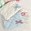 Trendy Bowknot Accent Storage Case Polyester for-Light blue 4