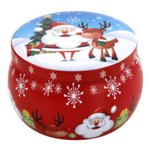Christmas Cookie Tins Candy Tinplate Retro Tins Candle Tin-2