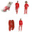 Passender Weihnachts-Pyjama, Loungewear,-Rotes Kind 5 4