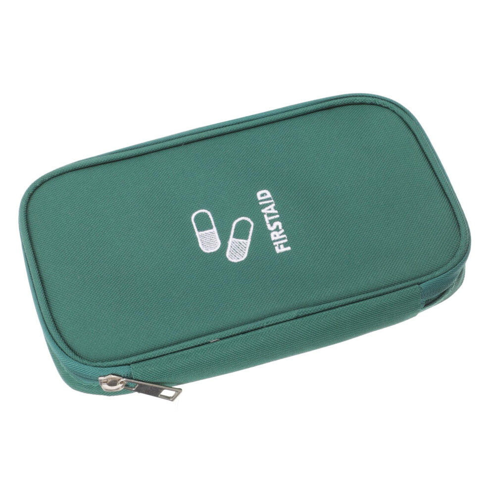 Medicine Pouch Portable Zipper Closure for Travel and Home Use Oxford Organizer Bag Family Health Kit Emergency Storage