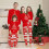 Passender Weihnachts-Pyjama, Loungewear,-Rotes Kind 5 6