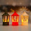 Decorative Lantern LED Hanging Lights Thanksgiving &-Bronze 3