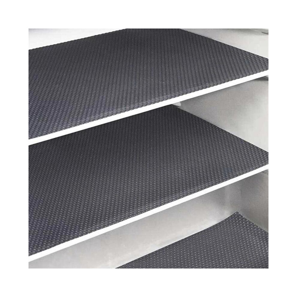 (Black, one-size) Refrigerator Liner Mat, 4 Counts/set Non-slip Washable Refrigerator Mat, Multifunctional Waterproof Placemat-image-OPC-PN6NK67-NEW