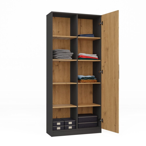 Topeshop RD-80 ANT/ART KPL office bookcase 2