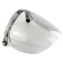 Motorradhelm Bubble-Visier Open-Face winddichtes 3-Snap-Linse zur Sicherheit