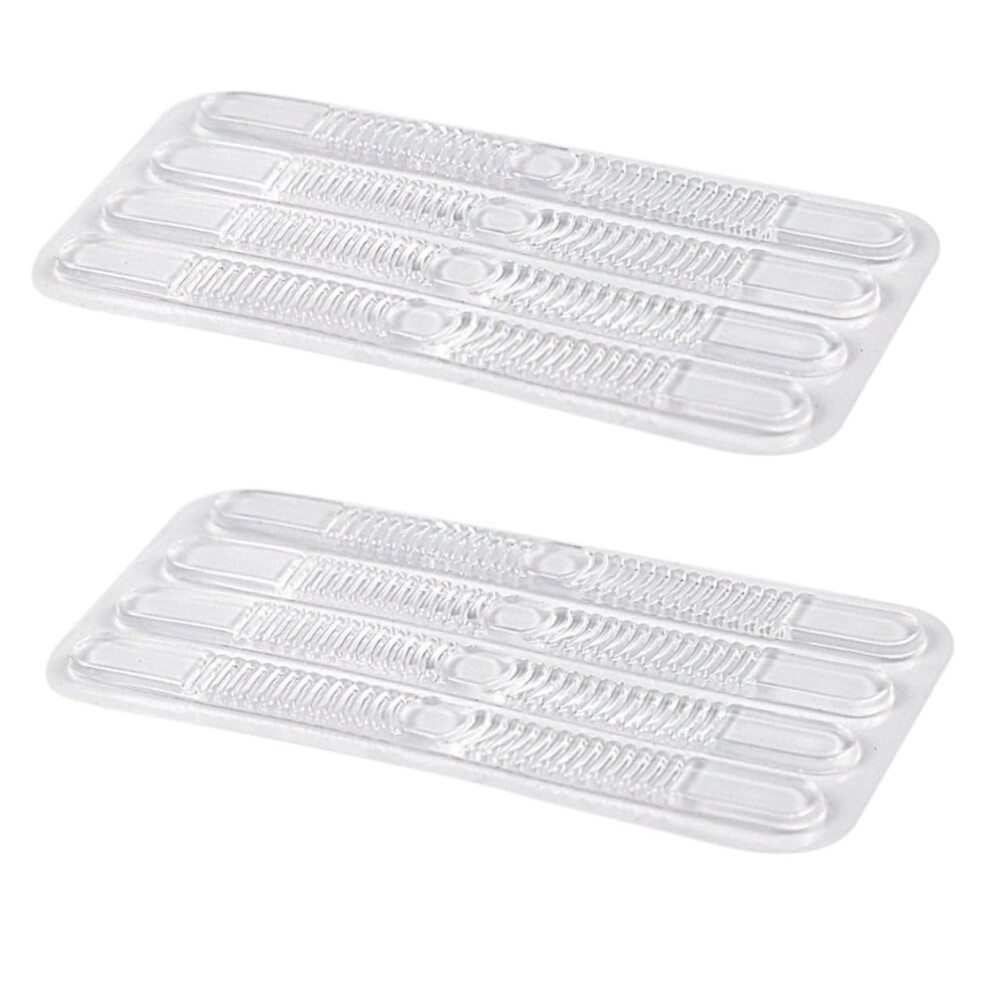 Transparent Gel Heel Protectors For Heeled Shoes, ShockAbsorbing AntiFriction Inserts, Pads For Leather Shoes