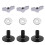 Drum Replacement Felt Set 18pcs Black Drumming Accessories for Percussion Gear 1