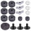 Drum Replacement Felt Set 18pcs Black Drumming Accessories for Percussion Gear 2