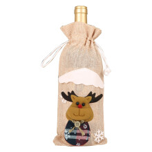 Christmas Wine Bottle Cover Merry Christmas Decor Snowman-D