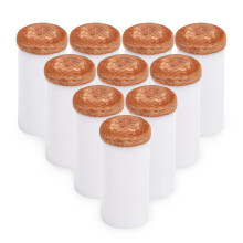 Set of 10 Pool Cue Tips Hard Plastic 12mm/13mm Ferrules for Billiards Cue