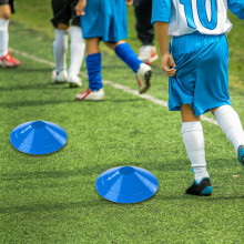 Multi-Use Sport Cones 15pcs for Soccer Football Agility Drills with Stand