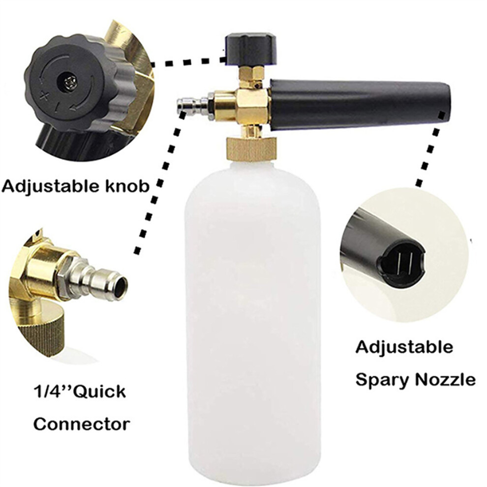 High Pressure Car Wash Kit With 5 Nozzles, Foam Lance & Spray Gun 5081363611428
