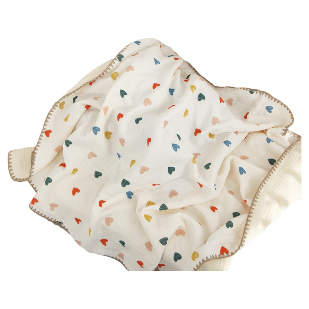 Towel Cotton Wrap Blanket Baby Blanket For Infants Quilt  Absorbent Pushchair Blanket