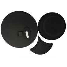 8-Piece Drum Silence Mute Pads for Drums & Cymbals, Black