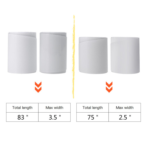 83'' White SUP Board Rail Protective Tape Surfboard Protective Film 1