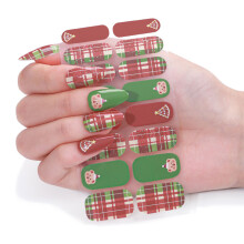 Christmas Celebration Nail Stickers Manicure Decals-ZE0644