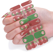 Festive Nail Decals Christmas Themed Nail Stickers Nail-ZE0644