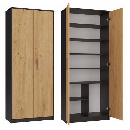 Étagère artisanale Oliv 2D ANTHRACITE