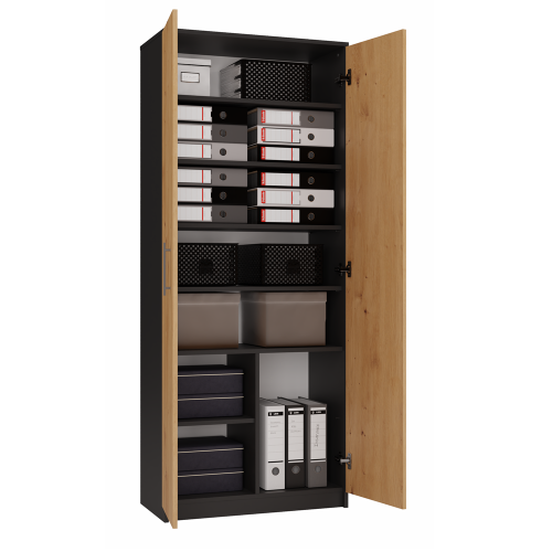 Étagère artisanale Oliv 2D ANTHRACITE 2