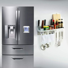 Stainless Steel Touch Screen Kitchen Timer, 8.5x1.8cm, Silver