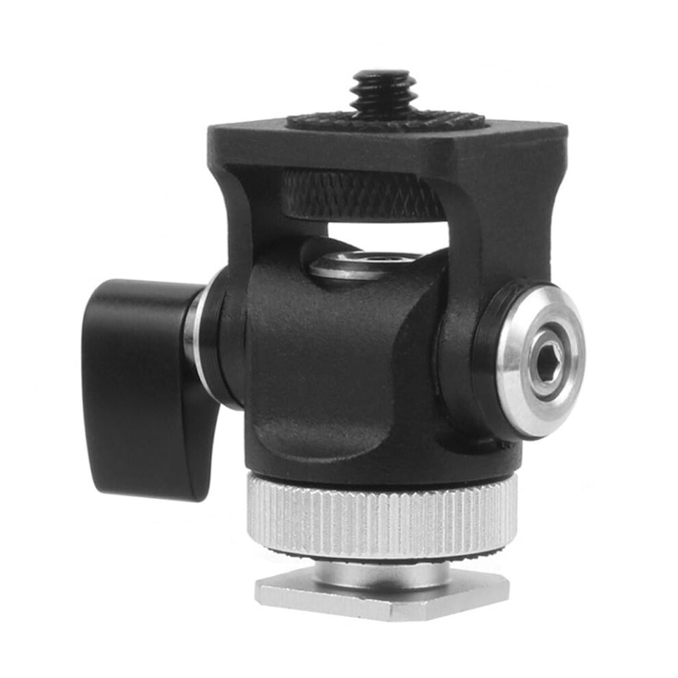 Camera Tripod Ball Head Aluminum Alloy 180Degree Rotation Quick Release Plate Replacement Upgraded For Cameras 9323874105536