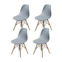 Elastische, wasbare, afneembare, duurzame stoelhoes, 4 stuks