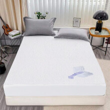 (Small Double- 4FT (122x190) cm.) Waterproof Mattress Protector-30cm Deep Elastic Fitted Topper-100% Polycotton with All Around Elasti-Super Soft &