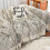Sofa throw, washable, grey, 180 x 300 cm 2