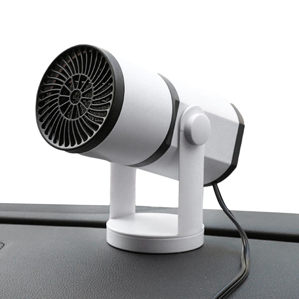 Car Defroster 2In1 Car Heater Antifog Fan Portable Warmer 360 Rotating Base 12V/150W 24V/200W For Truck Rv 9339159372869