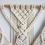 Μεγάλη υφασμένη ταπετσαρία τοίχου Macrame για διακόσμηση υπνοδωματίου 4