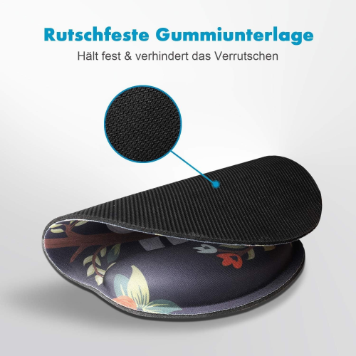 Ergonomic mouse pad wrist rest mouse pad memory foam 2