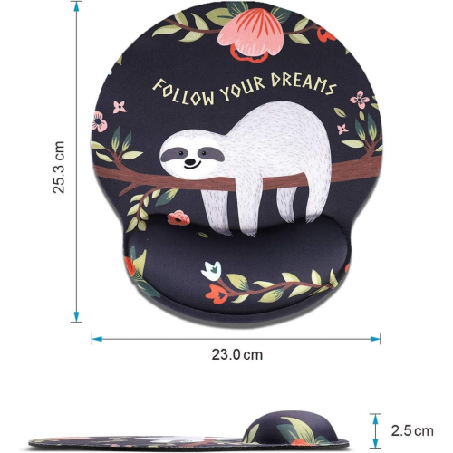 Ergonomic mouse pad wrist rest mouse pad memory foam 1