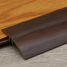 Floor Transition Strip Wood To Tile Cuttable 3/4 Inch PVC Threshold Reducer For Vinyl Uneven Floors Light Coffee 140cm