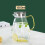 Karaffe 2.2 Liter, Glaskanne mit Deckel,  Transparent 4