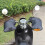 Windproof Rainproof Motorcycle Handlebar Gloves Black 24cm 4